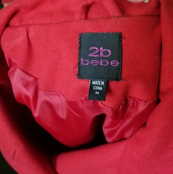 Red bebe Jacket, size M - Picture 5 of 5